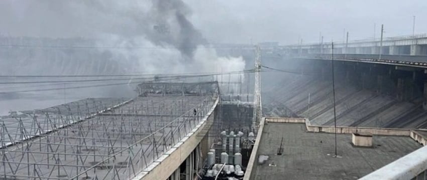 Украина открыла все шлюзы на ДнепроГЭС