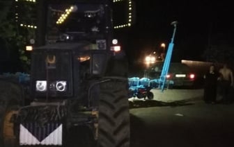 Водитель трактора не учел габариты транспортного средства. Подробности ДТП в Кобринском районе