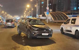 Toyota перевернулась в Минске
