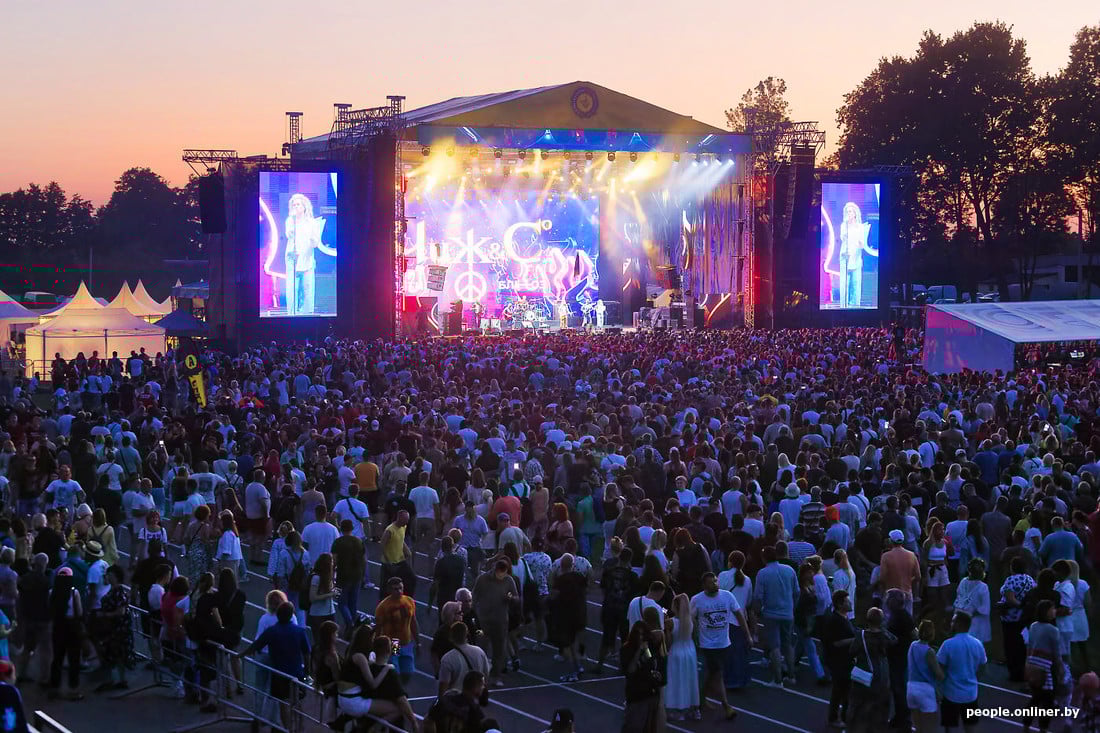 Более 20 тысяч зрителей собрал рок-фестиваль «Солнцестояние» в Пружанах