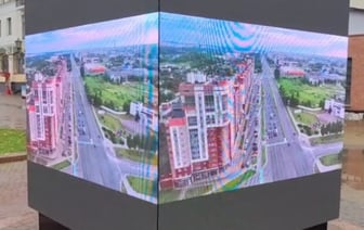 В Бресте начался тестовый запуск LED-видеоэкранов