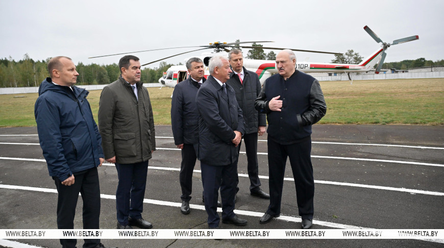 Александр Лукашенко принимает участие в фестивале-ярмарке »Дажынкi-2024», которые проходят в городе Микашевичи Брестской области