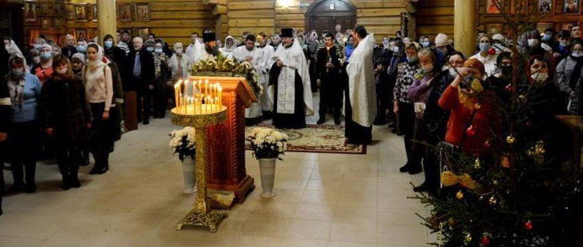 Праздничные богослужения проходят в православных храмах в часть Рождества
