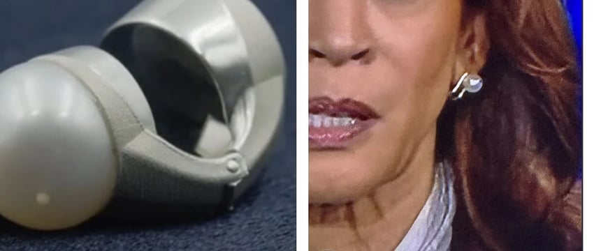 Техническая фирма утверждает, что серьга Камалы Харрис похожа на ее Bluetooth-устройство.