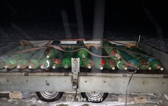 Под Гродно пограничники задержали нарушителей, у которых при себе были метеозонды и баллоны с газом