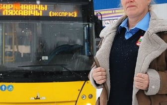 В первый рейс выехала первая в Барановичах женщина – водитель автобуса