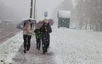 Зима вернулась – снег выпал в Беларуси