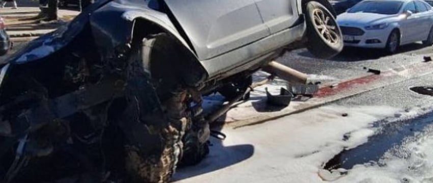 В Минске плохое самочувствие водителя привело к ДТП. Опубликовано видео