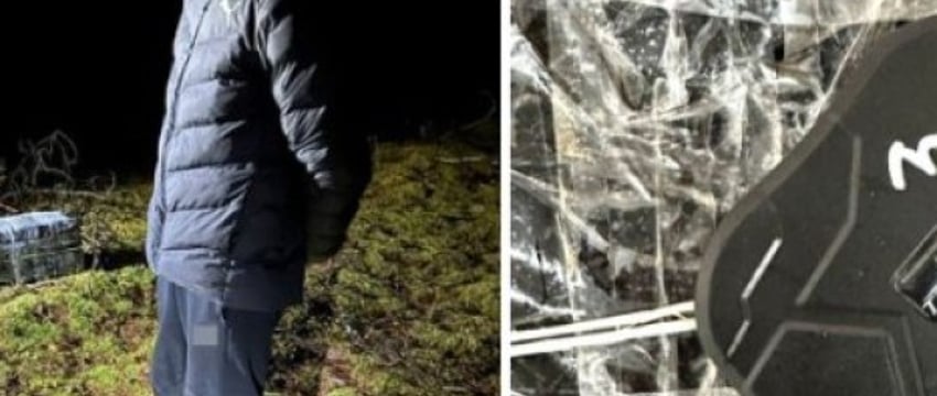 Контрабандисты отправили сигареты из Беларуси в Литву на воздушном шарике