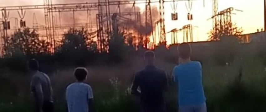 Подробности пожара на электрической подстанции в Барановичах