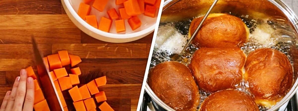 Что еще приготовить из тыквы? Пончики! Этот сладкий рецепт будут просить все знакомые — Полезно