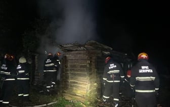 Печку оставили без присмотра — в Островецком районе горела баня