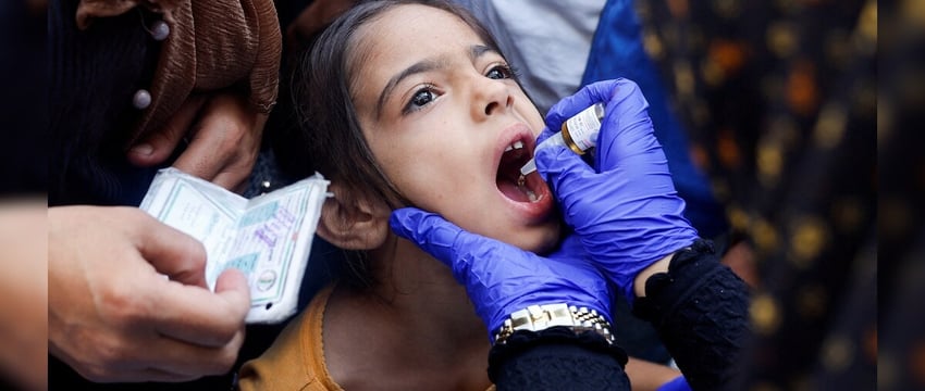 В Газе на фоне бушующей войны начинается второй этап кампании по вакцинации от полиомиелита.