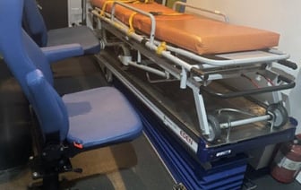 В Пинске девочка упала в машине «скорой» и получила травмы