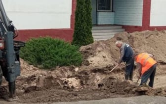 В Бресте в районе СШ №35 идут работы по модернизации тепловых сетей