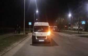 В Бресте водитель маршрутки сбил девушку