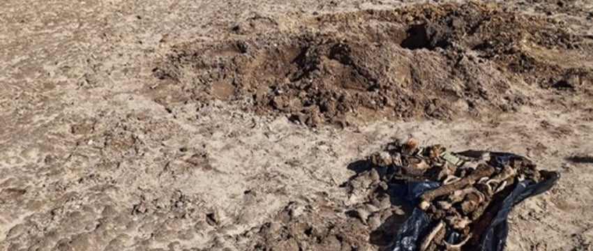 Discovery of Human Remains and Ammunition in Kamianets District
