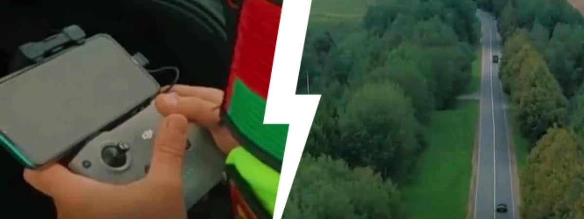 «Решите проблему…» — ГАИ показала как ловит белорусских водителей дронами. Те предложили новый штраф — Видео