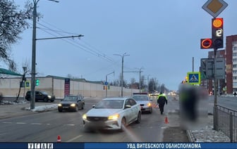 В Витебске легковушка наехала на 10-летнюю девочку — Фото