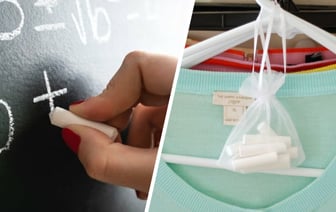 9 причин, почему школьный мел всегда должен быть дома. Зачем класть его в шкаф и у окна? — Полезно