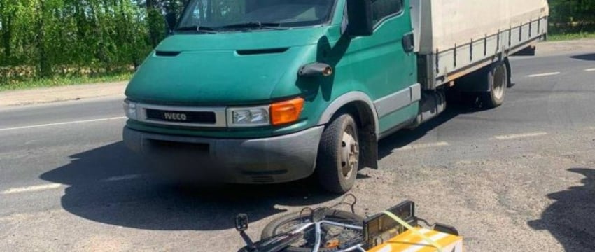 ДТП в Пинском районе: грузовик сбил велосипедиста
