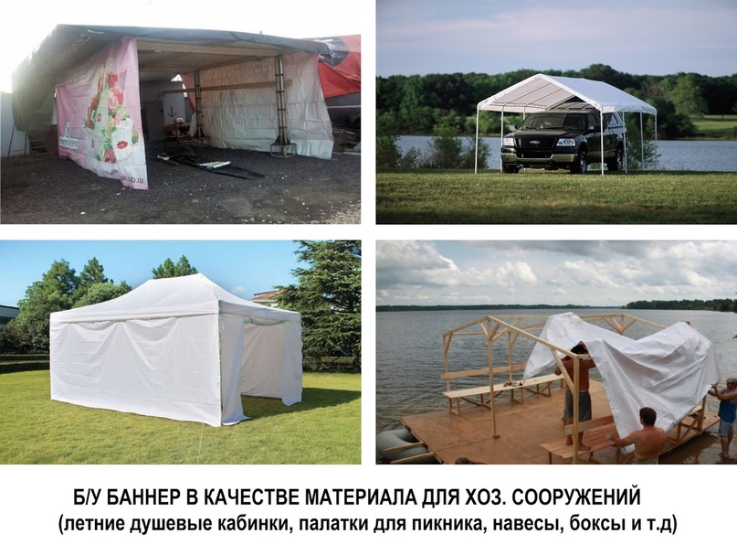 Зачем покупают б/у баннеры?