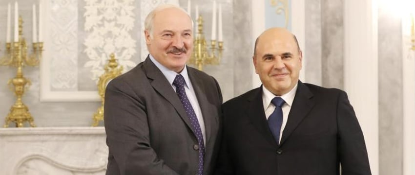 Лукашенко поздравил премьера России Мишустина с днем рождения