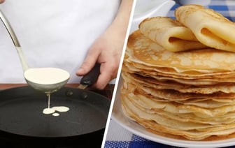 Почему тесто для блинов прилипает к сковородке? Зная этот бабушкин трюк, вы больше никогда не столкнетесь с проблемой — Полезно