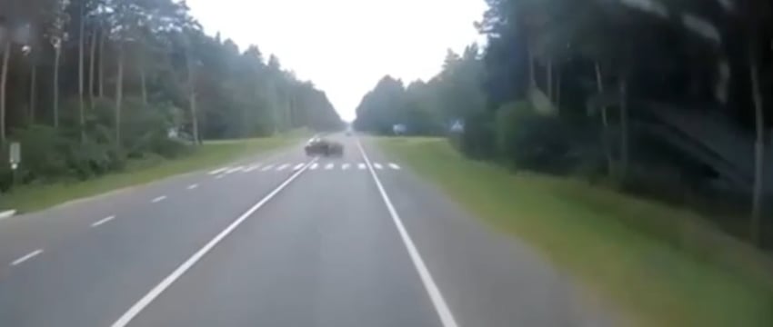 Авария с двумя погибшими под Могилевом попала на видео