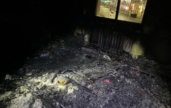 В новогоднюю ночь в Гомеле горела квартира