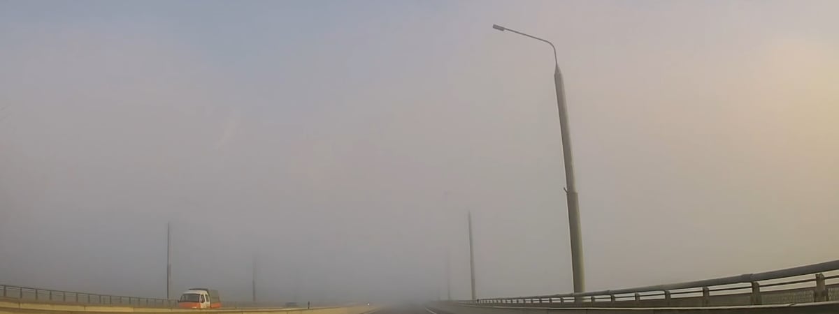 Посмотрите, какой туман был сегодня утром в Гродно