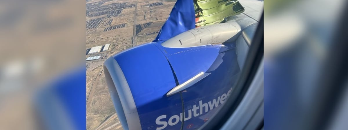 На видео попал момент, как самолёт с 135 пассажирами на борту начал разваливаться в воздухе — Видео