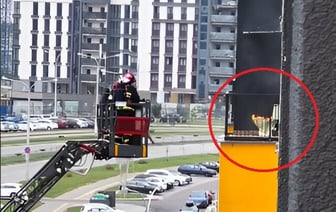 «Каждый развлекается как может» — Минчанка показала, как в «Минск-Мире» пожарные тушили горящий унитаз — Видео