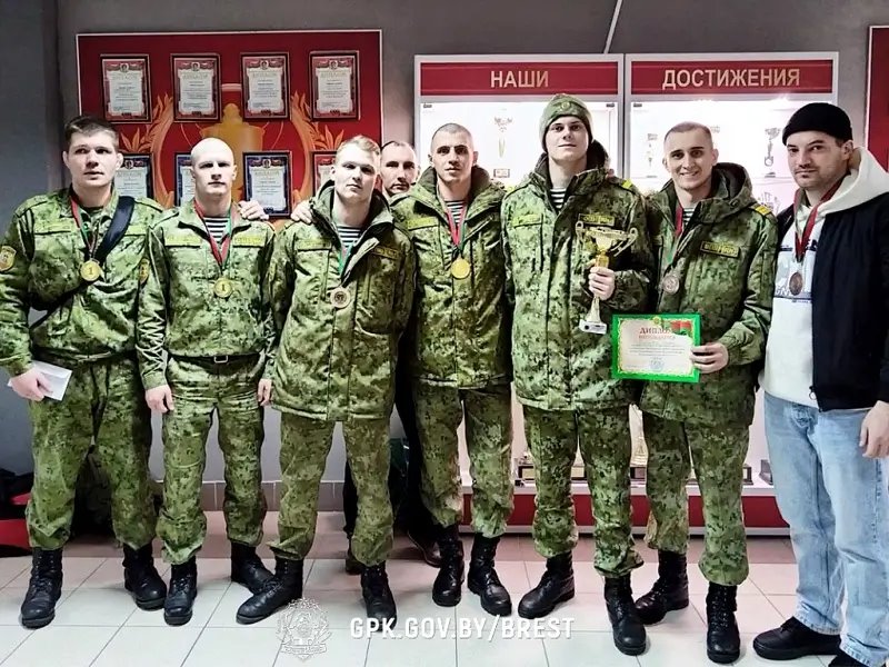 Брестские пограничники выиграли чемпионат по прикладному рукопашному бою