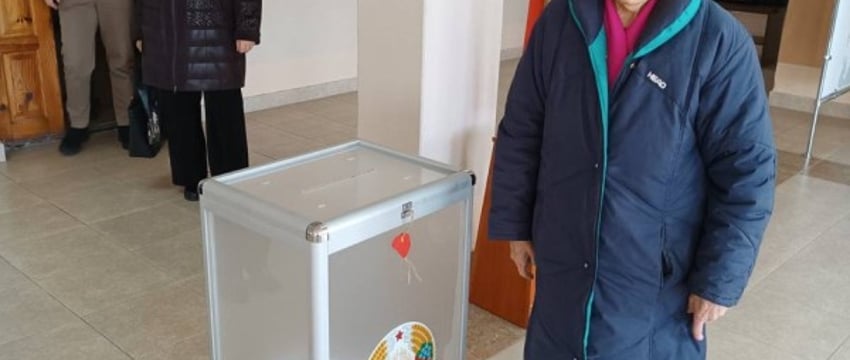 В Бресте 103-летняя жительница пришла на избирательный участок