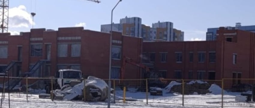 В Пинске строят новую школу-сад более чем на 450 мест