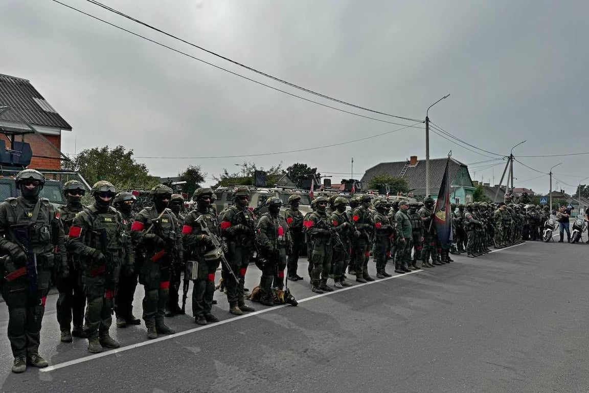 Борьба с вооруженными формированиями. В Столине идут учения