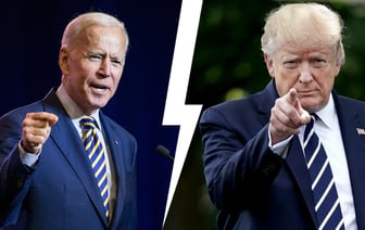 Байден и Трамп: Штормовая погода