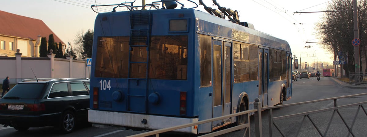 В Гродно один из троллейбусов стал ходить чаще