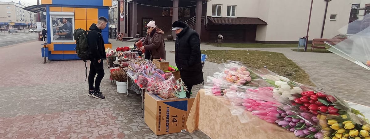 Вы уже купили цветы для любимой? Посмотрели, сколько стоят тюльпаны на улицах Гродно