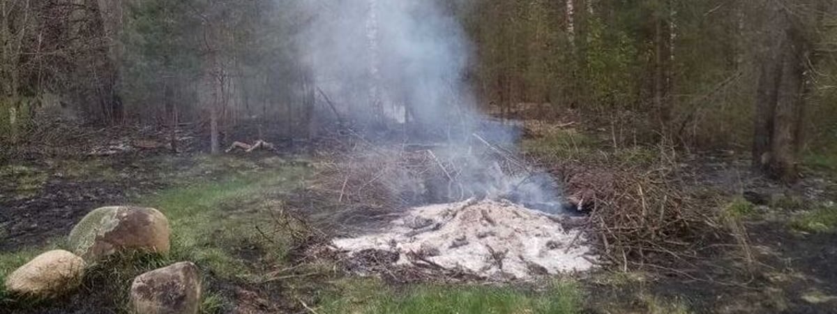 Сжигал мусор и близко подошел к костру — в Ивьевском районе пенсионер получил ожоги