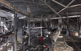 Уголовное дело по факту пожара в ТЦ «Беларусь» в Витебске возбудили по статье 304 УК