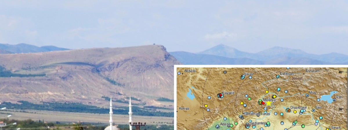 В Турции произошло землетрясение магнитудой 5,9 — Видео