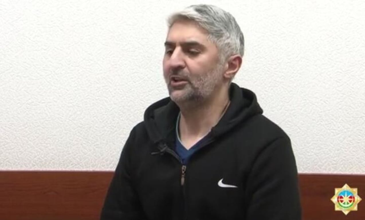 Задержанный по подозрению в приготовлении к терроризму Бахруз Аскеров. Март 2024 года. Скриншот видео