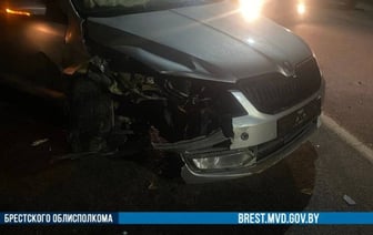Пьяный водитель устроил ДТП в Бресте