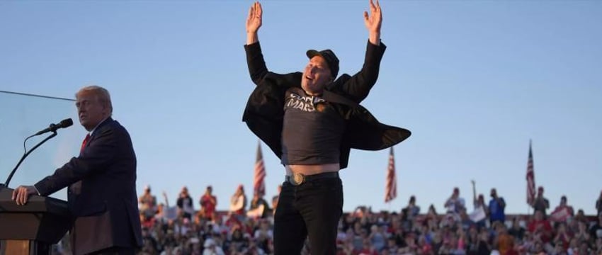 Илон Маск вышел поддержать Трампа на предвыборном митинге в Батлере