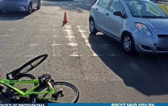 ДТП в Бресте: Водитель Toyota сбила подростка на велосипеде