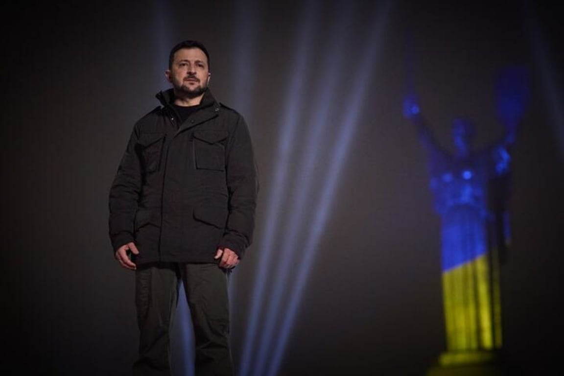 Новогоднее обращение президента Украины Владимира Зеленского. Фото: president.gov.ua