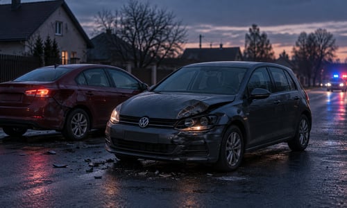 Пьяный гость угнал автомобиль у пенсионера в Волковысском районе и попал в ДТП