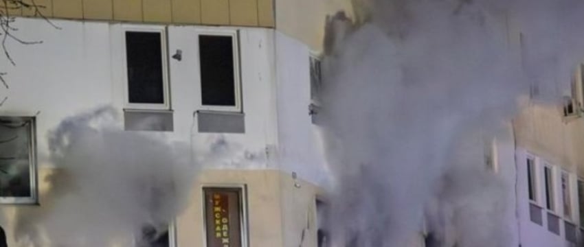 Стало известно, что будет с горевшим в Витебске ТЦ «Беларусь»